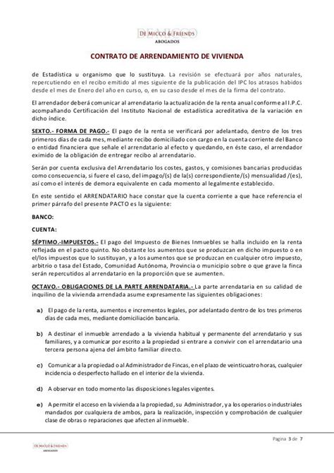 Contrato De Convivencia Piso Compartido Actualizado Abril