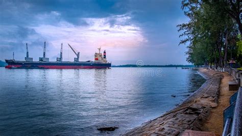 Landscape at the Lumut Beach Stock Image - Image of summer, beautiful ...