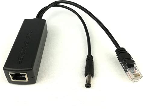 DSLRKIT DC 5V 2 4A 5 5x2 1mm Port Gigabit Active PoE Splitter 802 3af