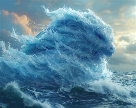 Water elemental creature stock image. Image of piece - 315466617