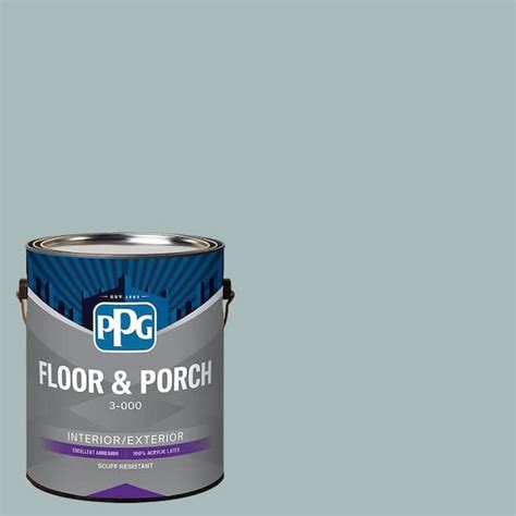 Ppg Gal Ppg Blue Willow Satin Interior Exterior Floor And