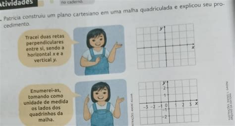 Solved Atividades No Caderno Patr Cia Construiu Um Plano Cartesiano