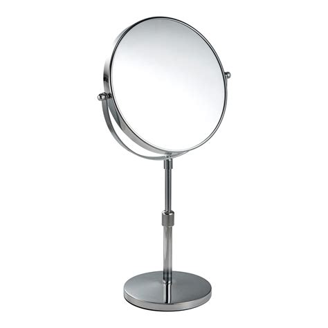 Tabletop Makeup Mirror Height Adjustable Telescoping Make Up Mirror