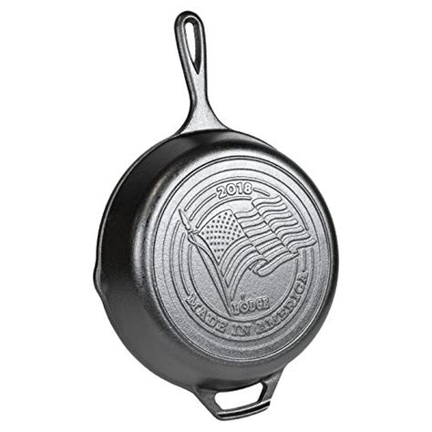 Lodge Made in America Series 2018 Cast Iron Skillet with Logo, 10.25 ...