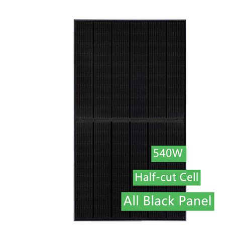 Fotovo All Black 540 Watt Half Cell PV Solar Panels Mono Panel China