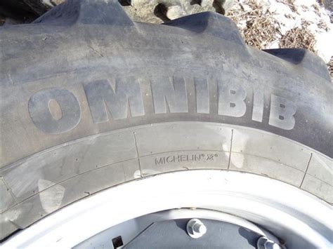 Michelin Omnibib R Case Mfwd Front Tires Rims Bigiron Auctions