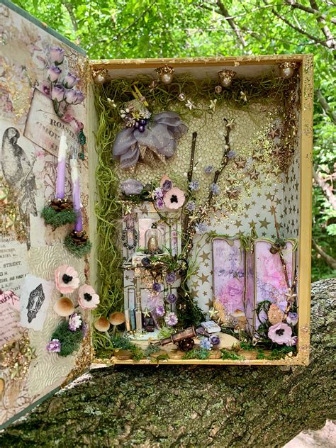 Handmade Fairy Book Nook Fairy Diorama Miniature Scene | Etsy