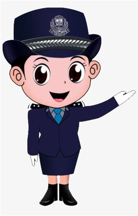 Police Woman Cartoon Images - Woman and man in police uniform illustration, police officer ...