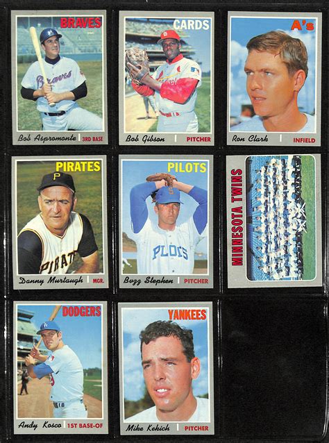 Lot Detail 1970 Topps Baseball Complete Set Of 720 Cards W Thurman