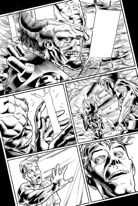 JadeGiant Comic Art Immortal Hulk 37 Page 08 Inks By Joe Bennett