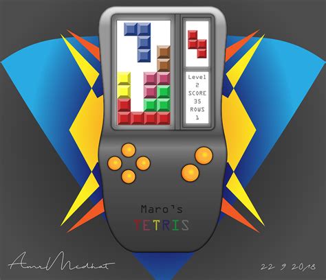 Tetris Games Device On Behance