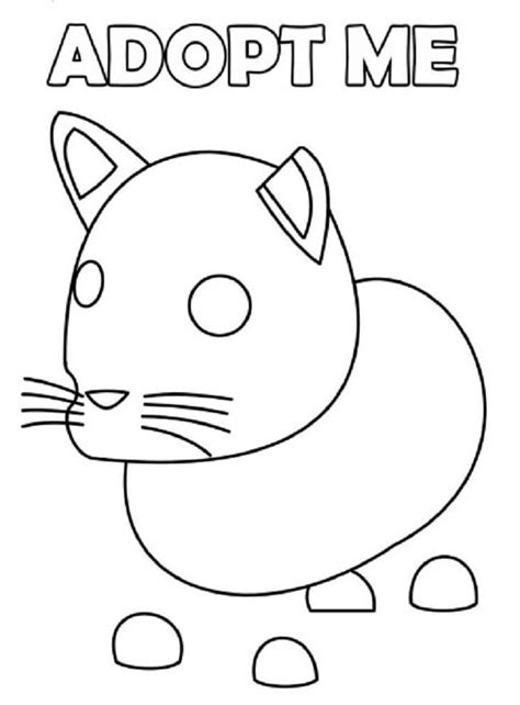 52 Adopt Me Pets Coloring Pages To Print For Kids