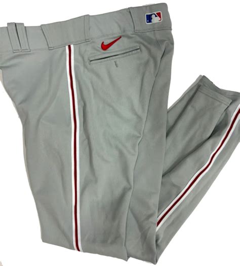 Philadelphia Phillies Authentic Nike Pro Mlb Baseball Pants Grey