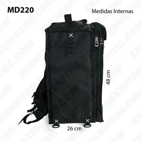 Mochila Expandible Tipo Glovo 1220 Exmotos Mochilas