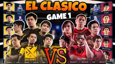 Bren Esports Vs Cignal Ultra Game Mpl Ph Season Youtube