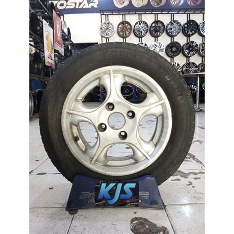 Jual Velg Racing Kijang Second Ring 14 Lebar 5Pcd 4x114 Ban Bonus R14