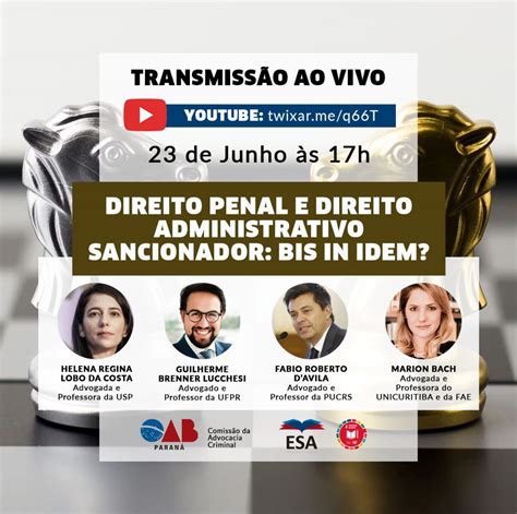 Direito Penal E Direito Administrativo Sancionador Bis In Idem Esa