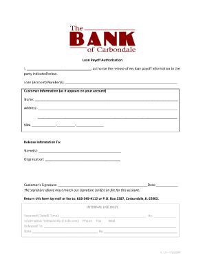 Payoff Request Form Fill And Sign Printable Template Online