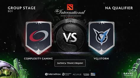 Complexity Gaming Vs Vgj Storm The International Na Ql Ns Maelstorm