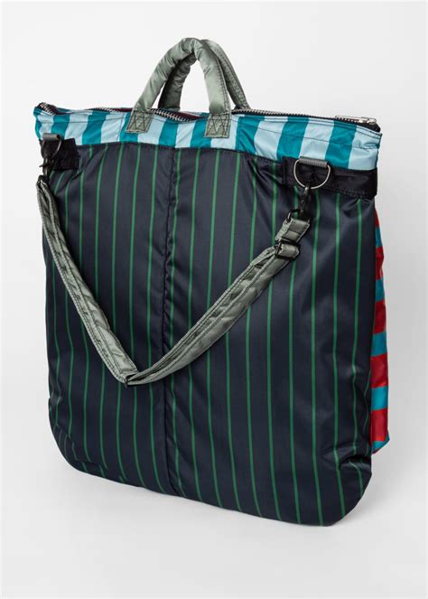 Mixed Stripe Helmet Shoulder Bag Paul Smith Porter