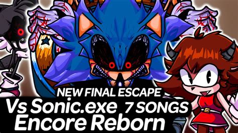 Vs Sonic Exe Encore Reborn New Remixes And Sprites Friday Night