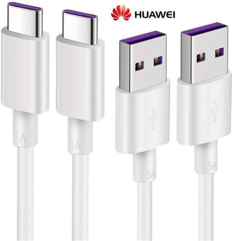 Huawei Type C Cable Fast Charge Cable A Data Cable White