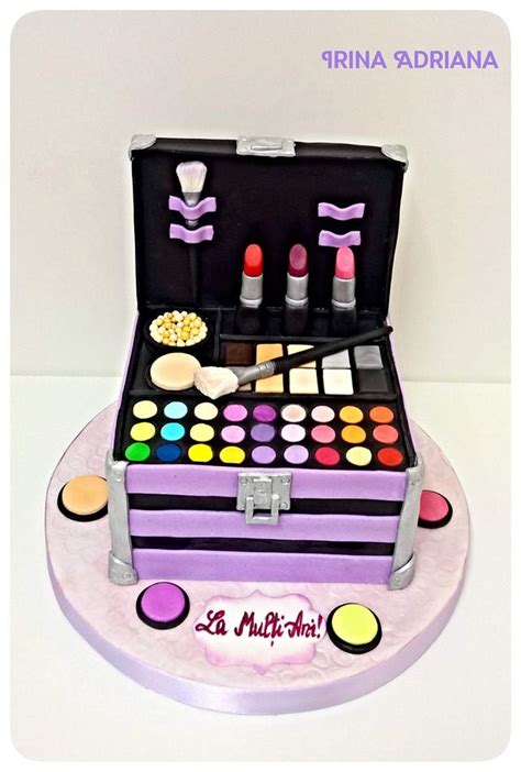 Makeup Box Decorated Cake By Irina Adriana CakesDecor