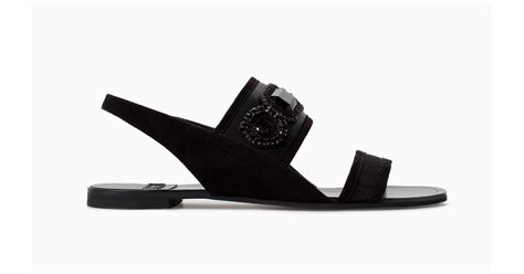 Zara Black Flat Sandals With Rhinestones 60 Best Pieces At Zara April 11 2014 Popsugar