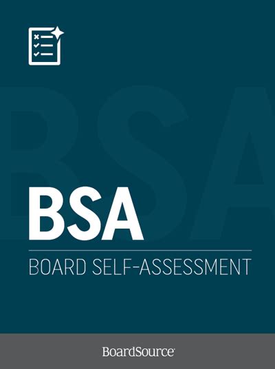 Board Self Assessment For Nonprofit Boards Boardsource