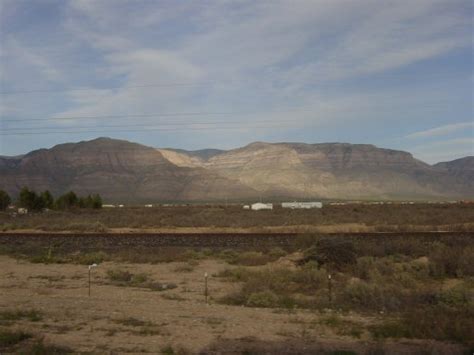 View Of The Sacramento Mountains When Arriving In Alamogordo