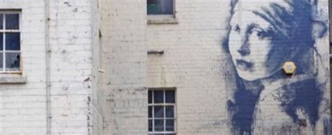 Banksy La Ragazza Con L Orecchino Di Perla A Bristol Nel Graffito Un