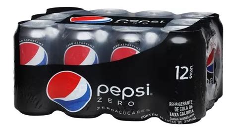 Pack Refrigerante Pepsi Black Sem Açúcar Lata 350ml 12 Unid MercadoLivre