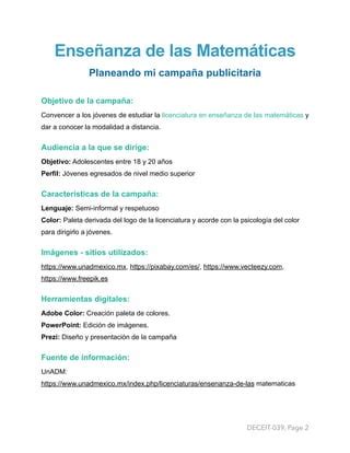 Licenciatura Matematicas Pdf