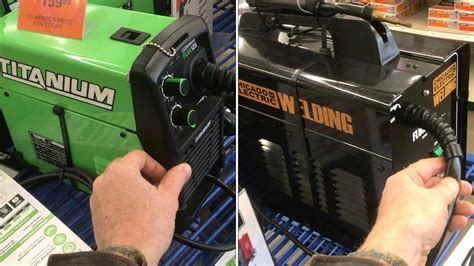 Comparing Titanium” Flux 125 Vs Chicago Electric” Flux Core Welder