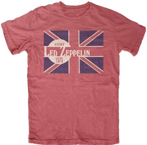 Led Zeppelin An Evening Of Led Zeppelin 1975 T Shirt Rocker Rags