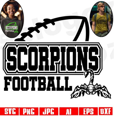 Scorpions Football Svg Scorpion Football Svg Scopion Logo For Shirt