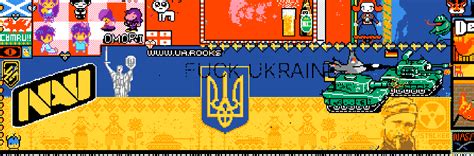 Can Someone Explain Why Was There FUCK UKRAINE On Ukrainian Flag R Place