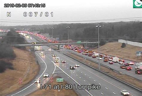 Crash On Interstate 71 Northbound Near Bagley Road Stalls Traffic For