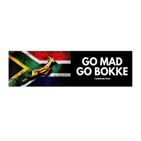 Go Bokke Bumper Sticker — Aubergine Foods