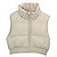 KEOMUD Women S Winter Crop Vest Lightweight Sleeveless Warm Outerwear