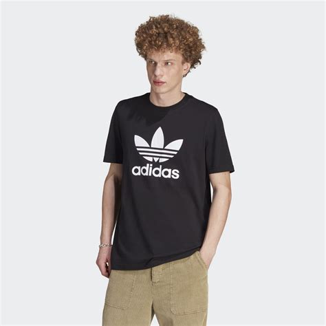 Clothing Adicolor Classics Trefoil Tee Black Adidas Kuwait