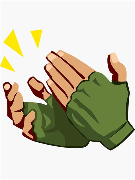 Clapping Sticker For Sale By Mfebstore Redbubble