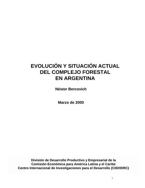 Pdf Evoluci N Y Situaci N Actual Del Complejo Ndice Introducci N