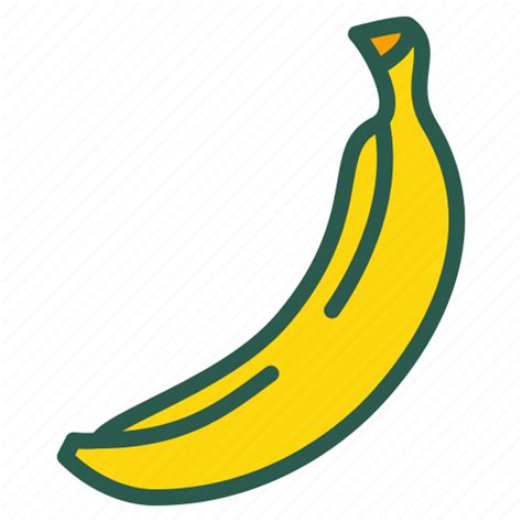 Banana Food Fruit Healthy Icon