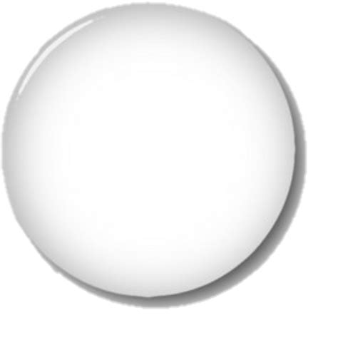 White Circle Glossy Orb Smooth Round Object PNG PNG All