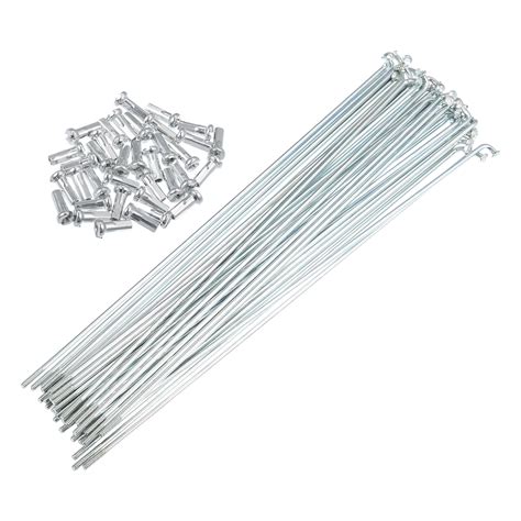 36pcs 14G J Bend Bicycle Galvanized Spokes 190mm 7 48 Cycle Spokes