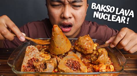 BAKSO GUNUNG MERAPI MUKBANG BAKSO PEDAS YouTube