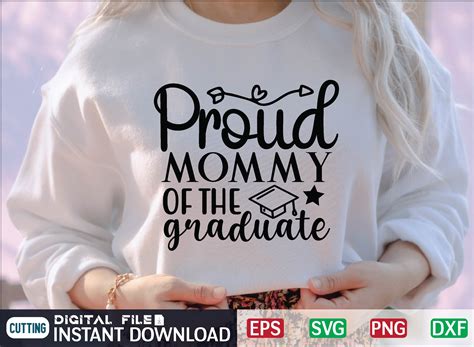 Proud Mommy Of The Graduatec Svg Graphic By Habiba Creative Studio