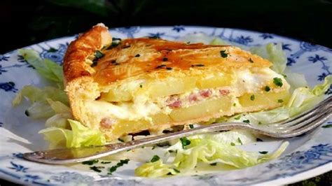 Tourte Aux Pommes De Terre Au Reblochon Et Aux Lardons Riche En Go T