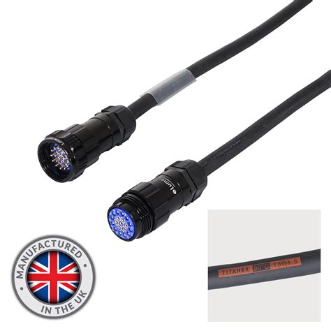 10m 19 Pin Male Female Socapex Cable 15mm Sonus Events